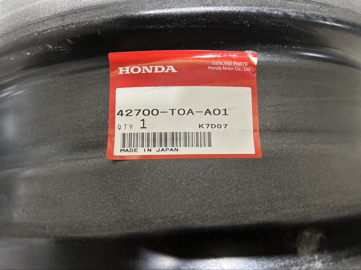 Set of 4 Steel Wheels - Honda - photo 2