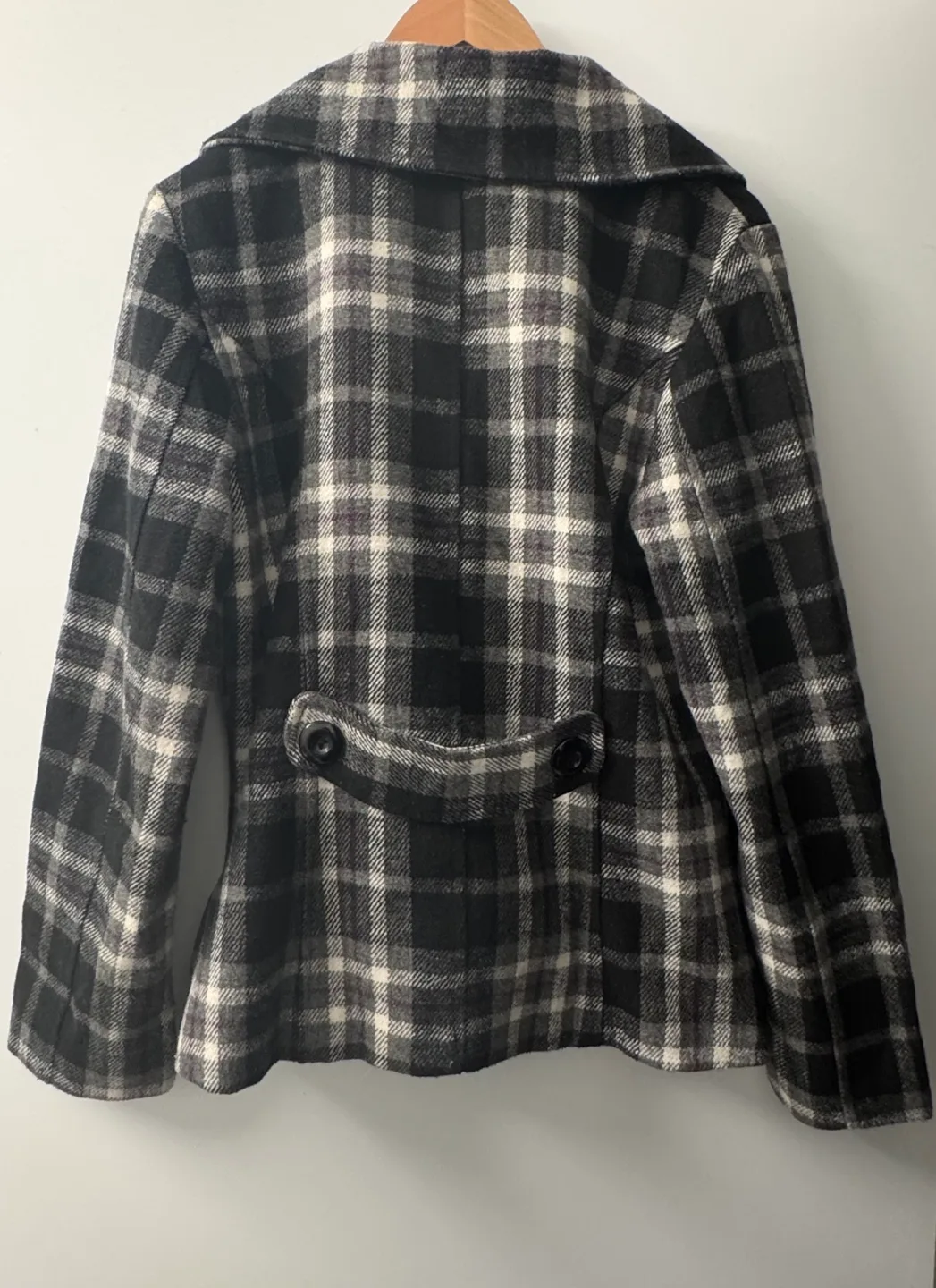 EUC plaid wool jacket size medium 💚 image indicator(2)