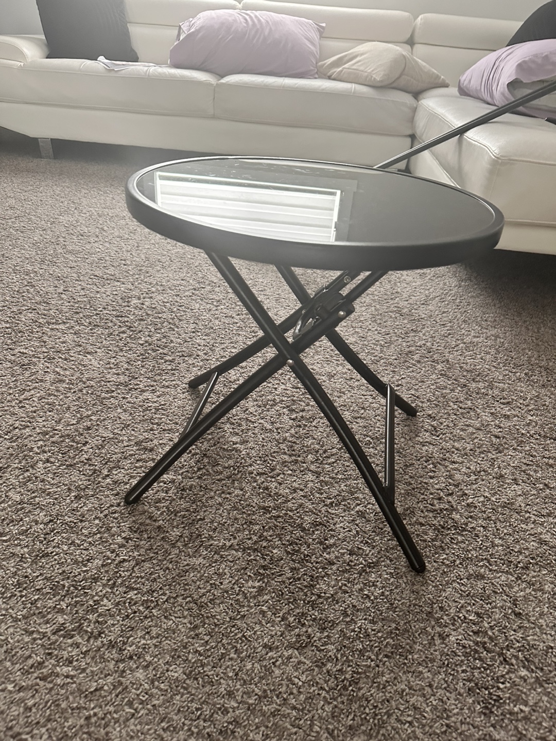 Black Foldable Side Table - photo 3