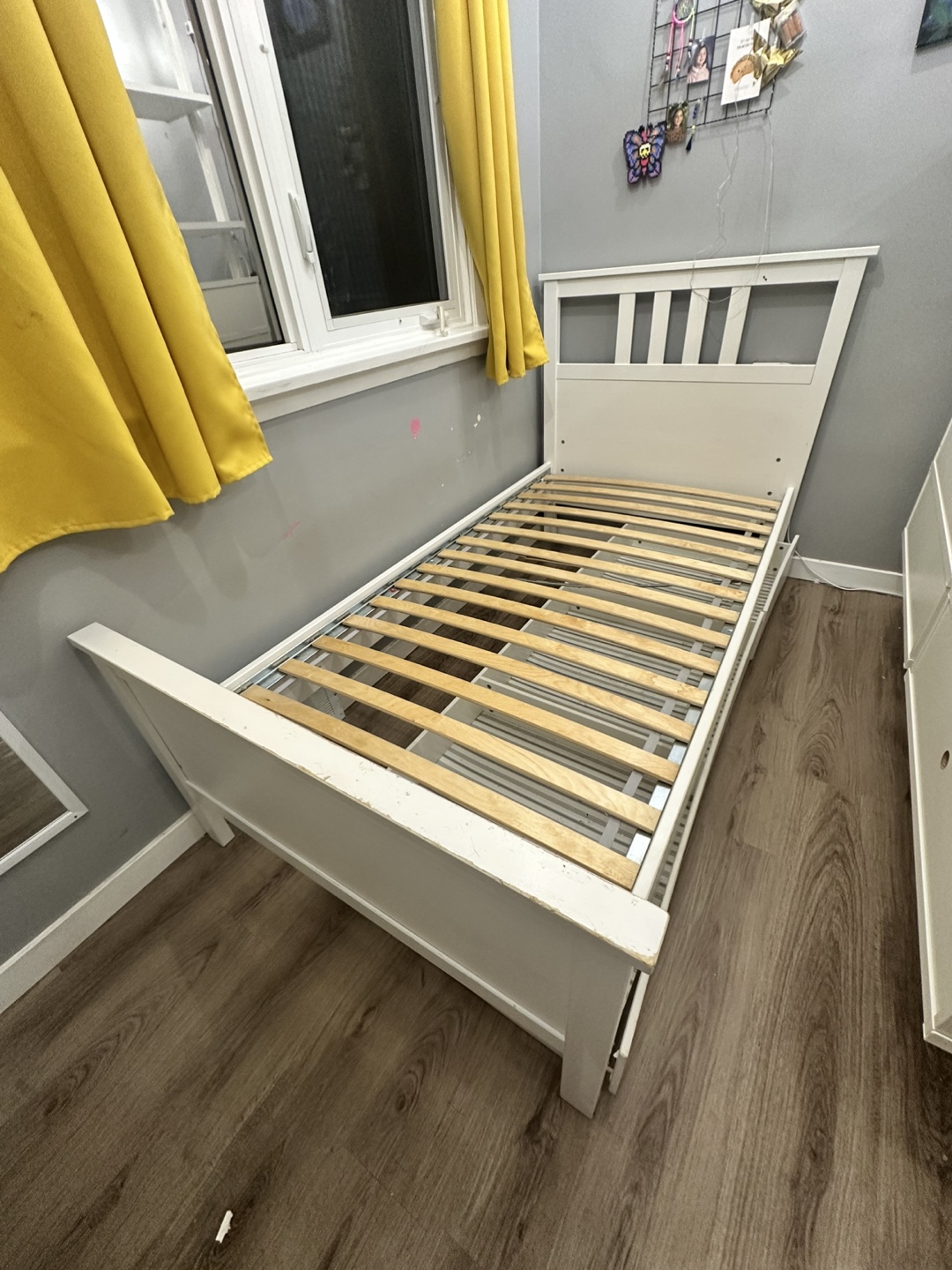 HEMNES Twin Bed Frame with 2 Drawers