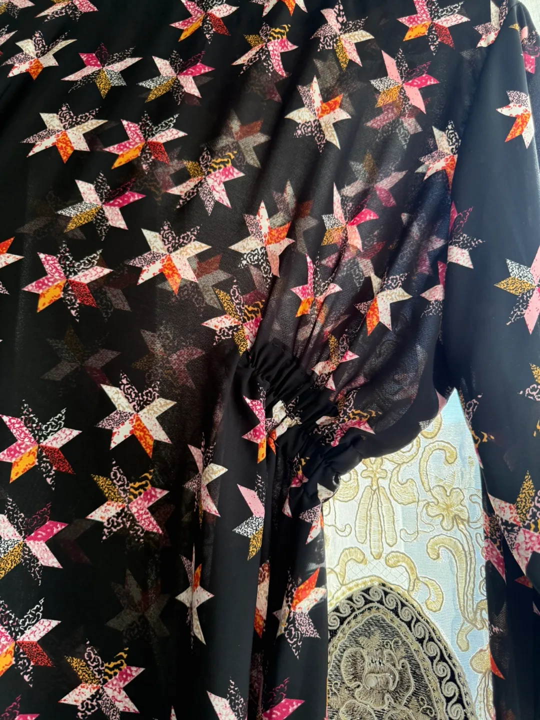 Gorgeous Star Print Midi Dress image indicator(6)