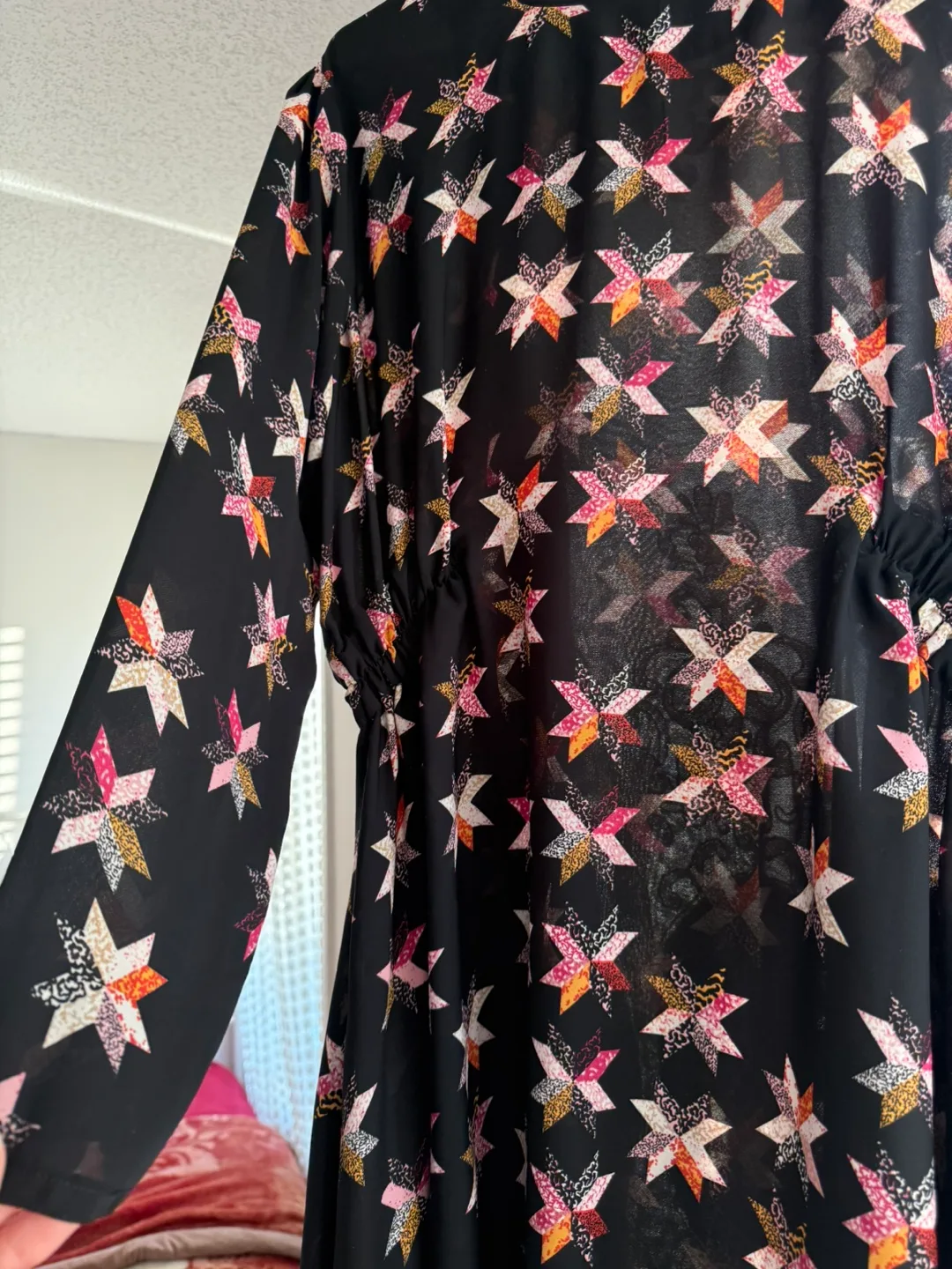 Gorgeous Star Print Midi Dress image indicator(3)