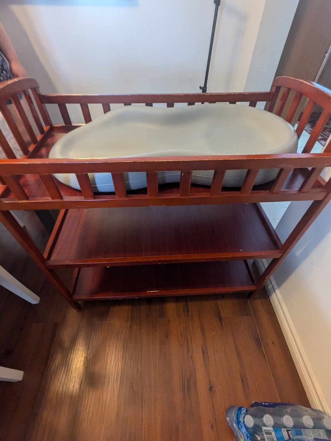 Used Baby Changing Table with Two Shelves