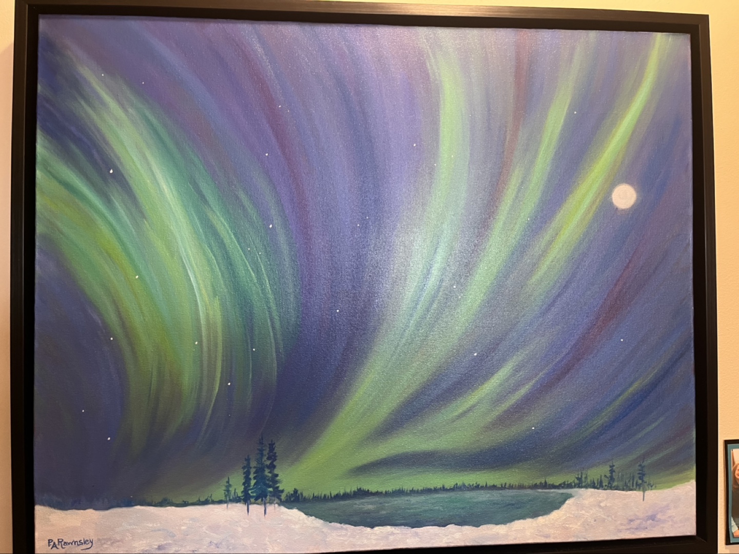 Art - Original Art- Oil Painting by by Calgary Artist, framed
