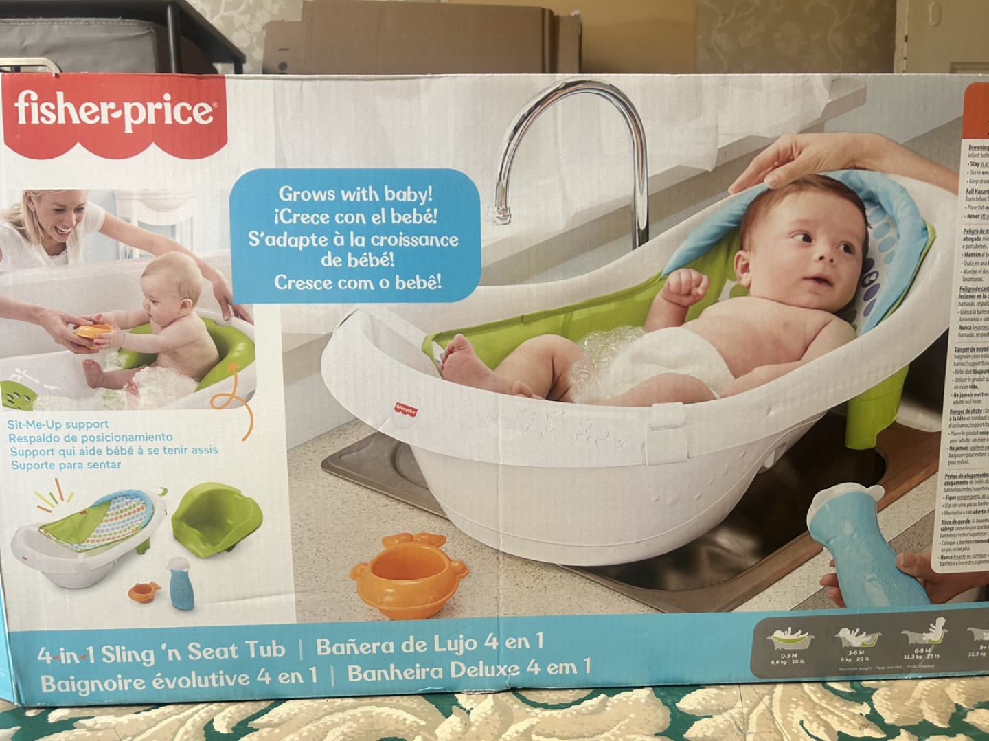 Fisher-Price 4-in-1 Sling 'n Seat Tub
