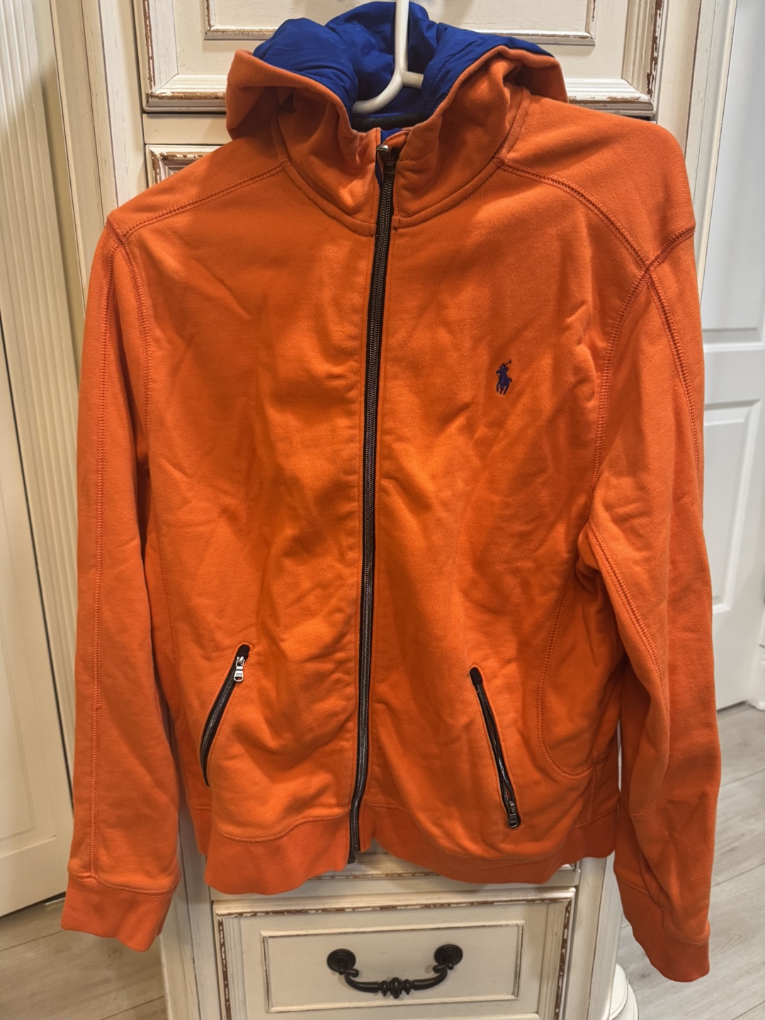Kids Polo Ralph Lauren Orange Zip-Up Hoodie