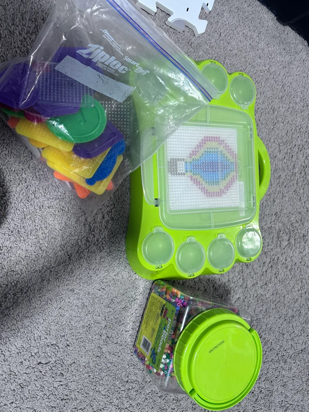 Perler Beads Activity Set with Shapes and Container thumbnail