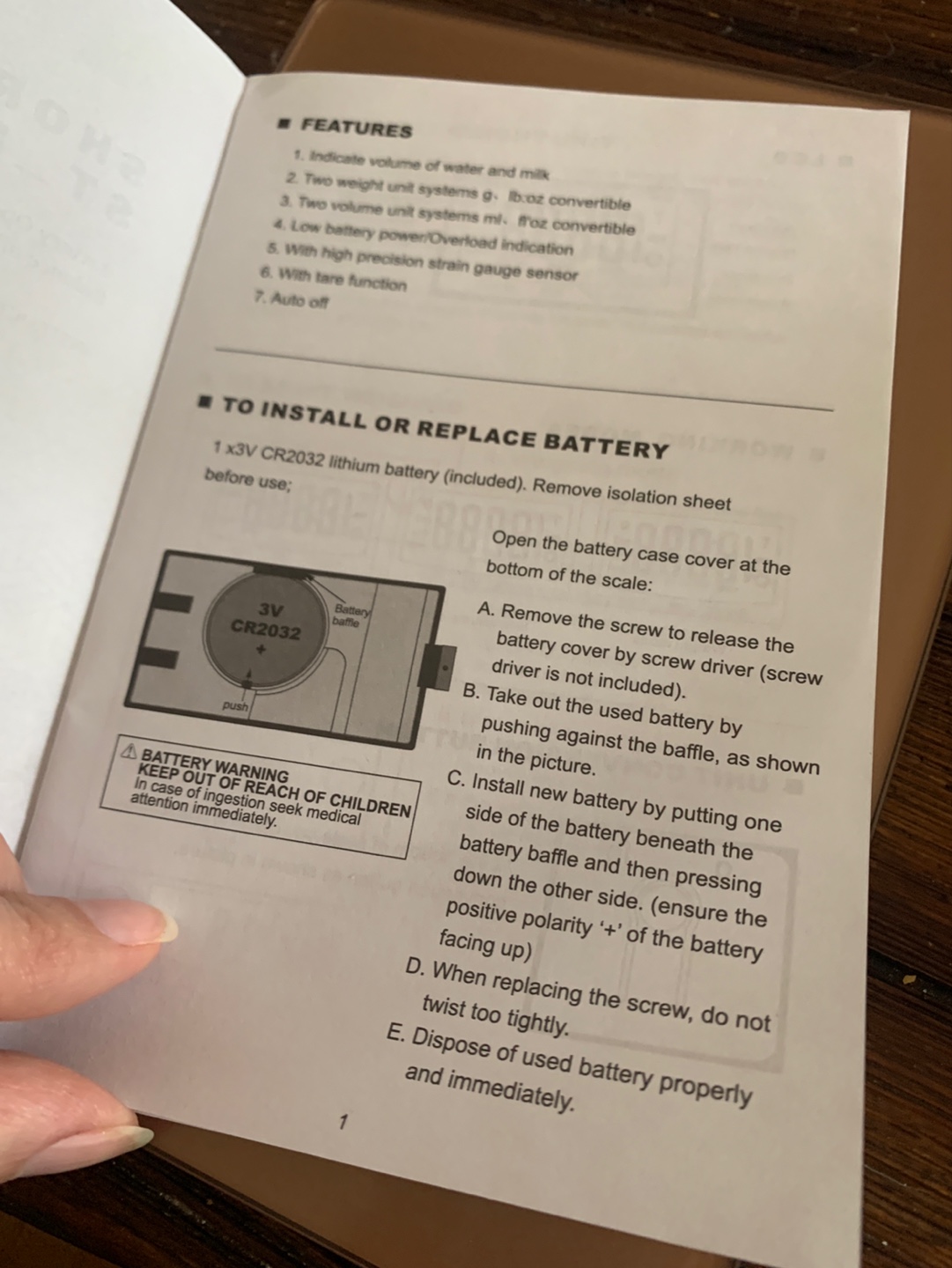 Battery Operated Kitchen Food Scale - photo 4