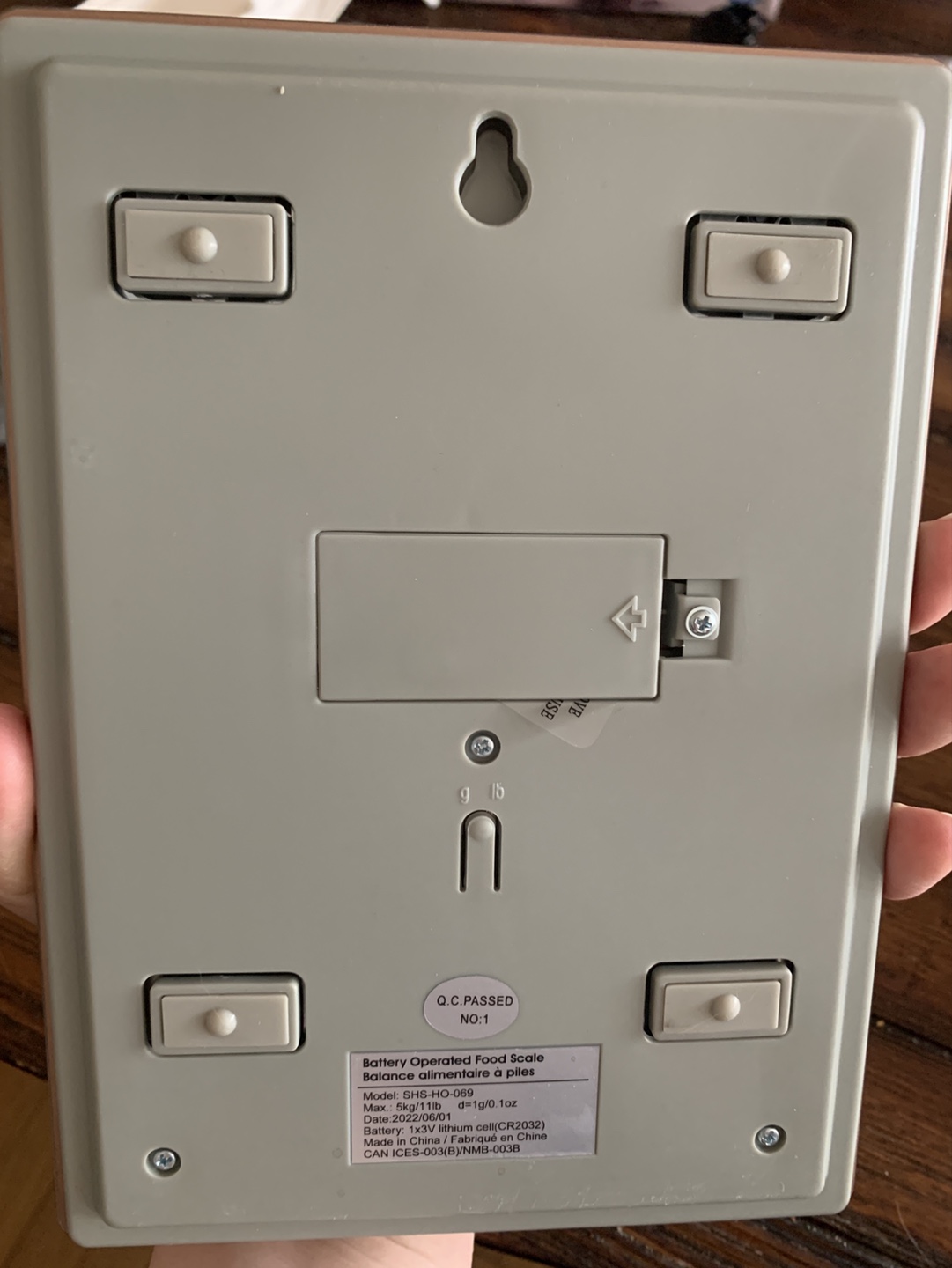 Battery Operated Kitchen Food Scale - photo 2