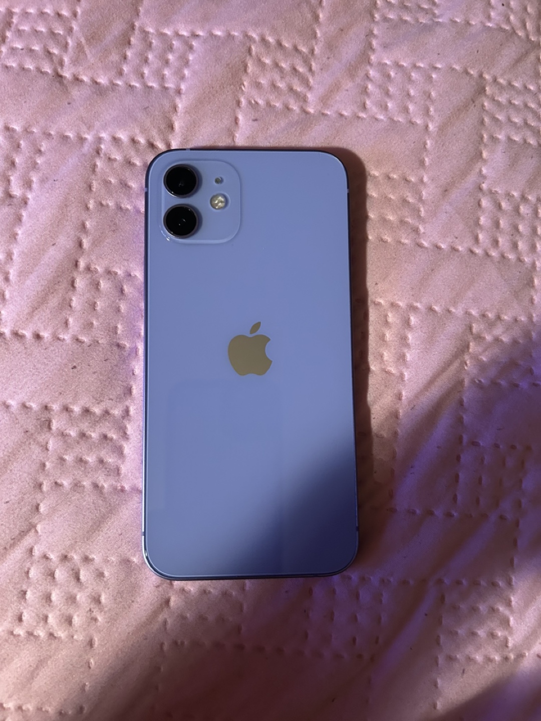 iPhone 12 In purple.