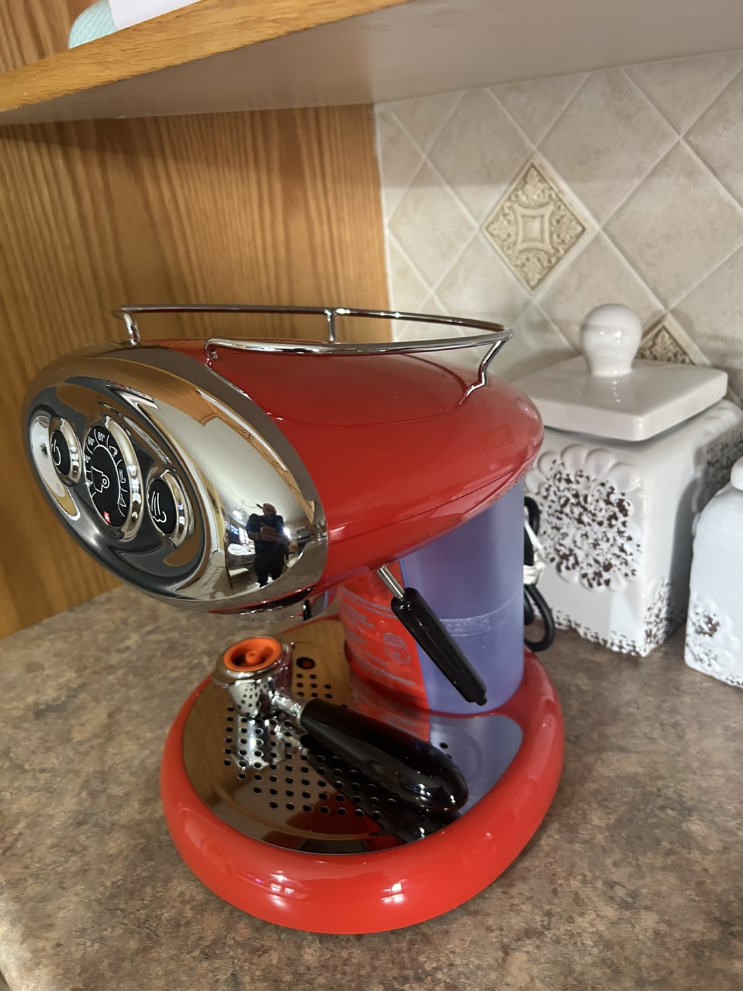 Red Gaggia Classic Pro Espresso Machine - photo 2