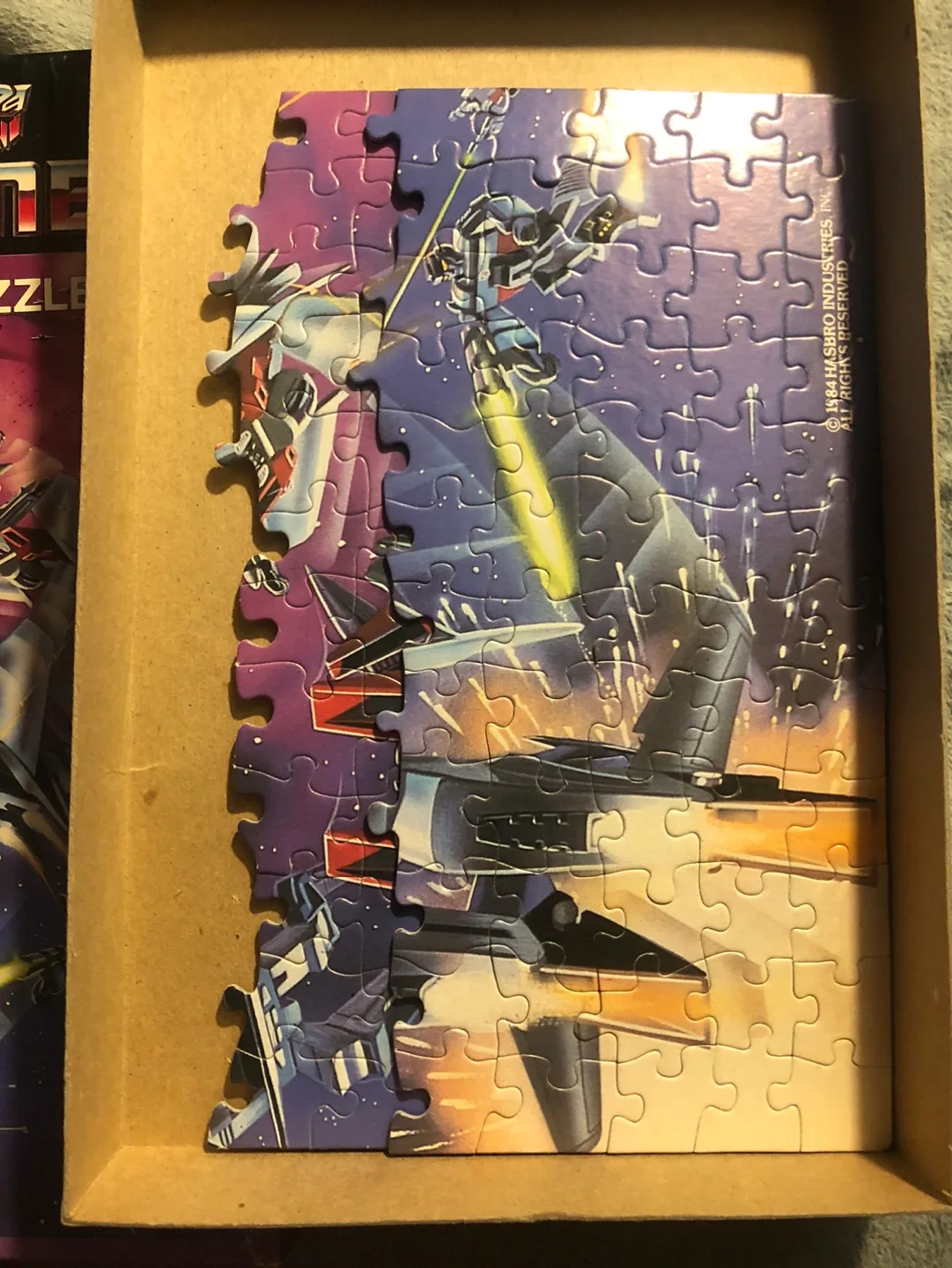 Transformers Jigsaw puzzle vintage image indicator(2)