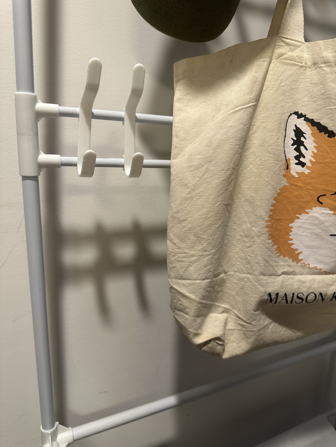 White Multi-Tier Storage Rack with Hooks - photo 4