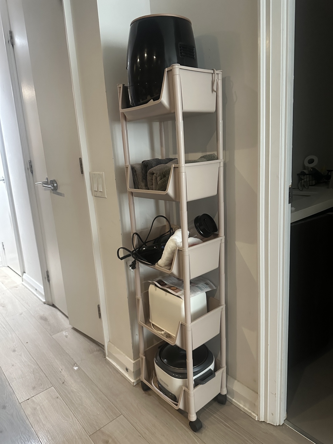 5 Tier Rolling Storage Cart