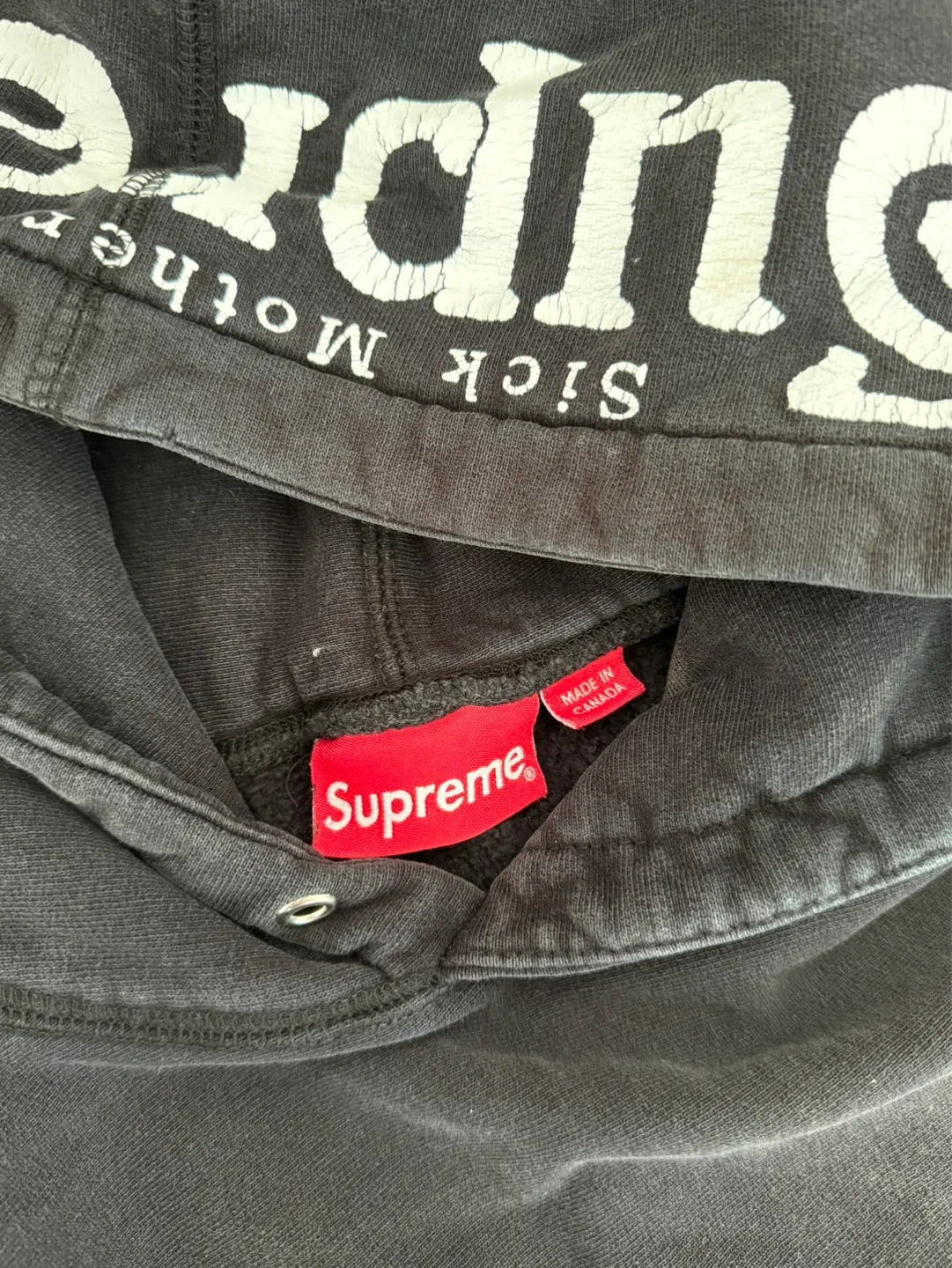 Supreme Sick Mother Sick Child Hoodie image indicator(4)