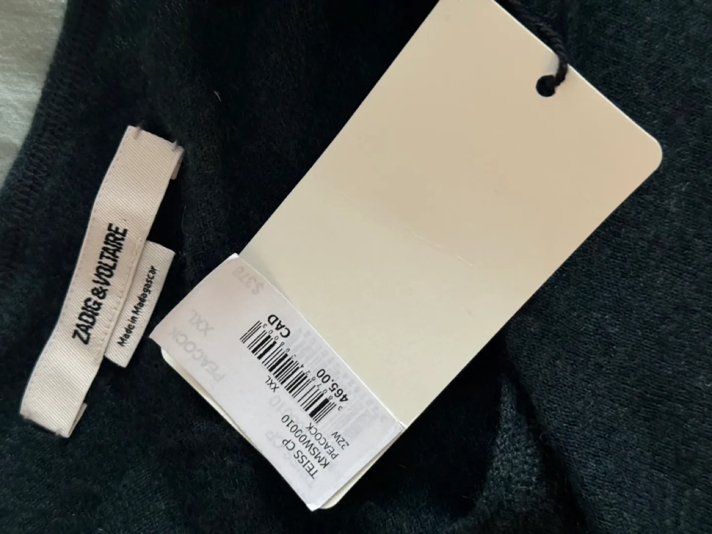 New Zadig & Voltaire Cashmere Long Sleeve Sweater with tags image indicator(3)