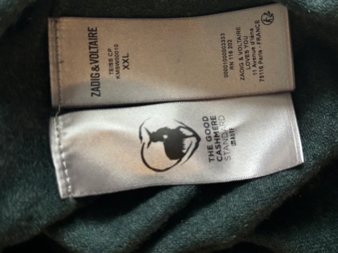 New Zadig & Voltaire Cashmere Long Sleeve Sweater with tags image indicator(8)