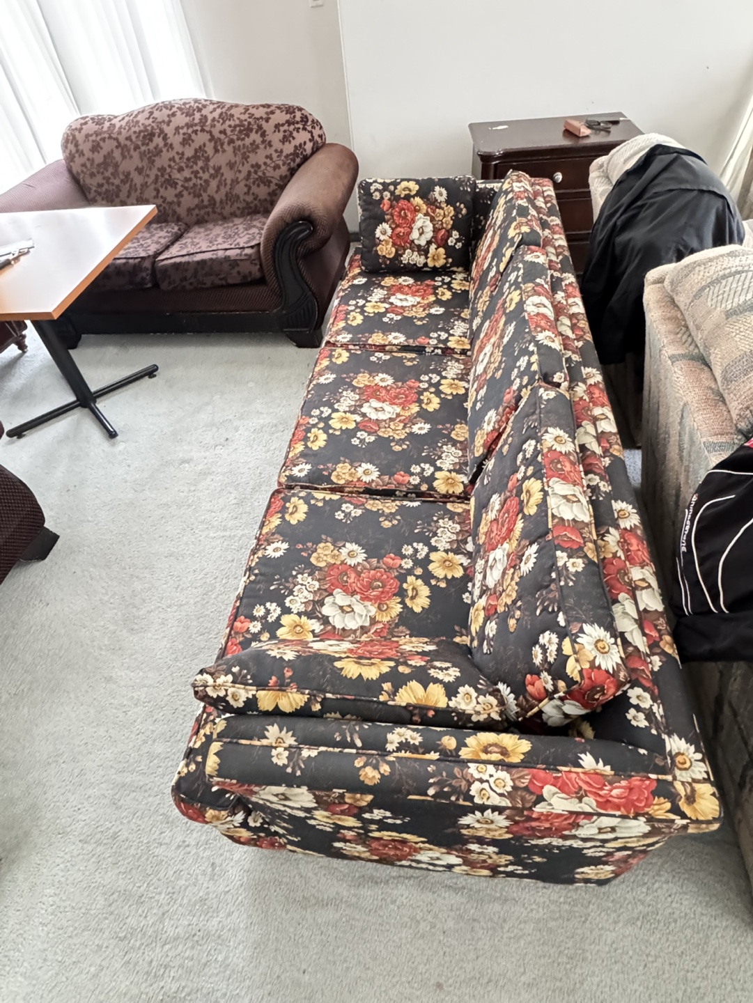 Vintage Floral Sofa