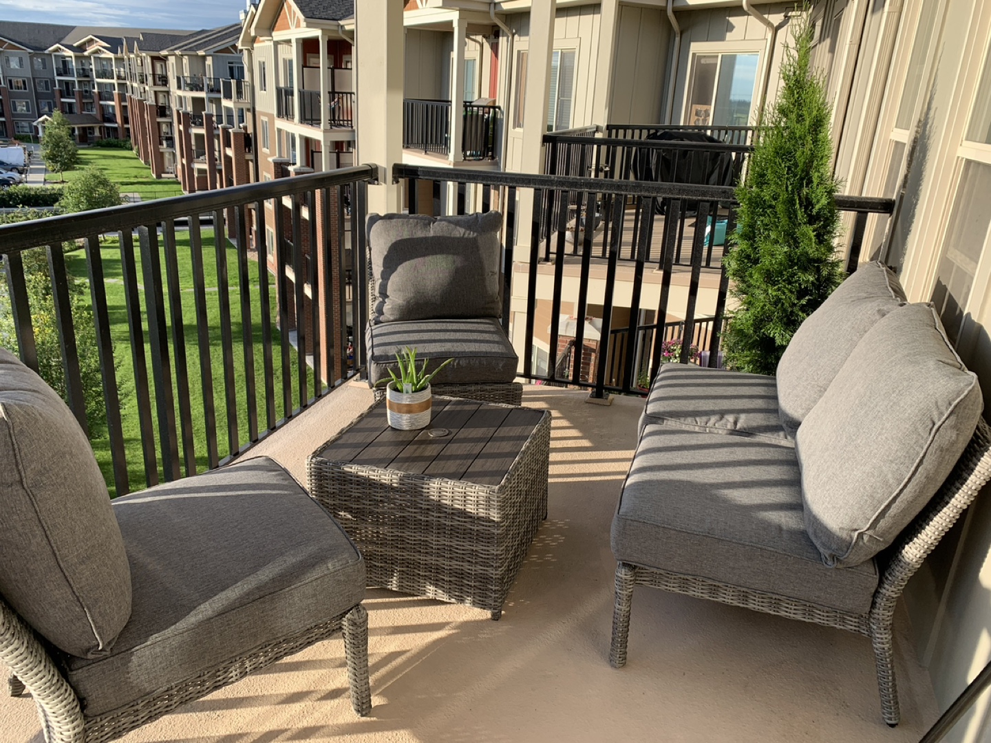 Wicker Patio Furniture Set
