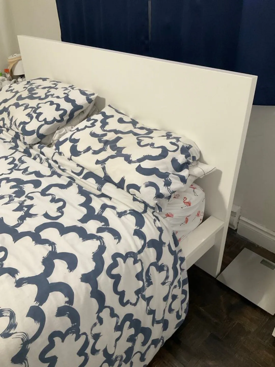 IKEA MALM White Queen Bed Frame with Slatted Base image indicator(2)