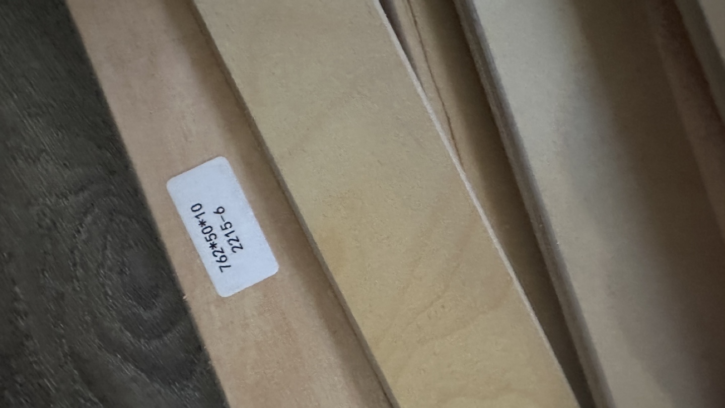 Wooden slat bed frame - disassembled. 2 pieces for queen bed - photo 3