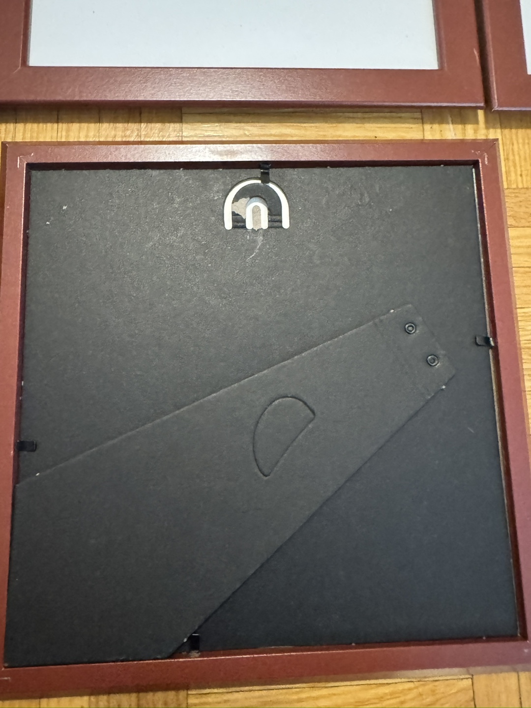 Seven IKEA FISKBO Picture Frames, 21x21 cm, Dark Red - photo 4