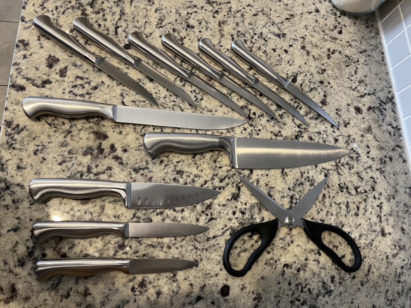 12 piece Sabatier Knife Set + knife block - photo 3