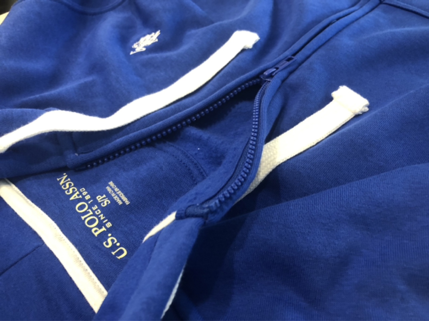 U.S. Polo Assn. Men's Blue Hoodie and Shorts Set - photo 2
