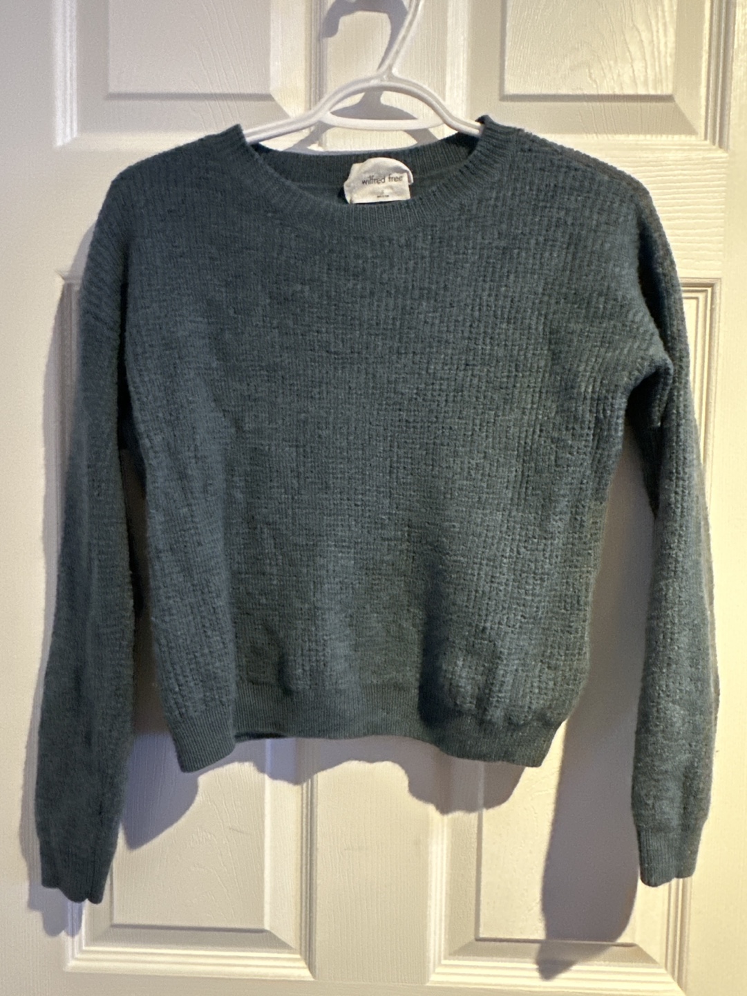 Wilfred Free teal sweater