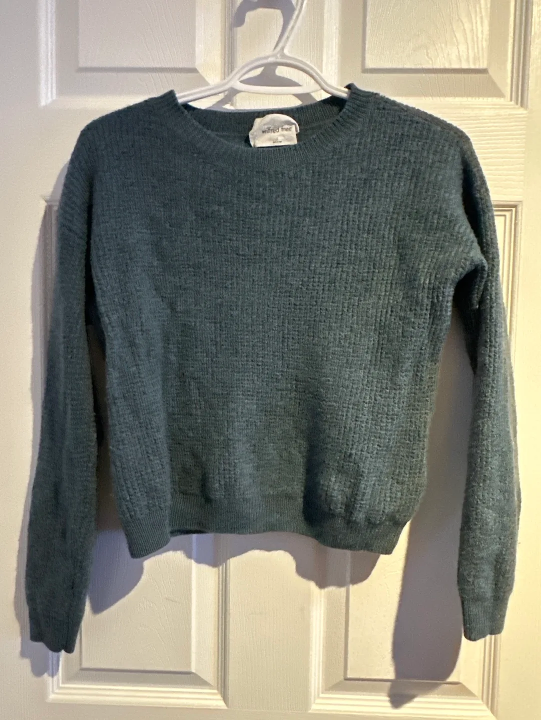 Wilfred Free teal sweater thumbnail