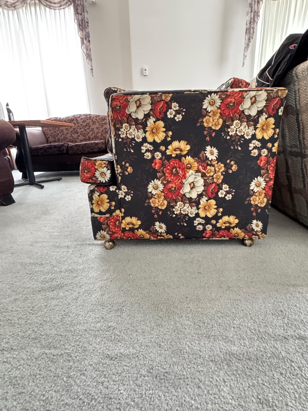 Vintage Floral Sofa