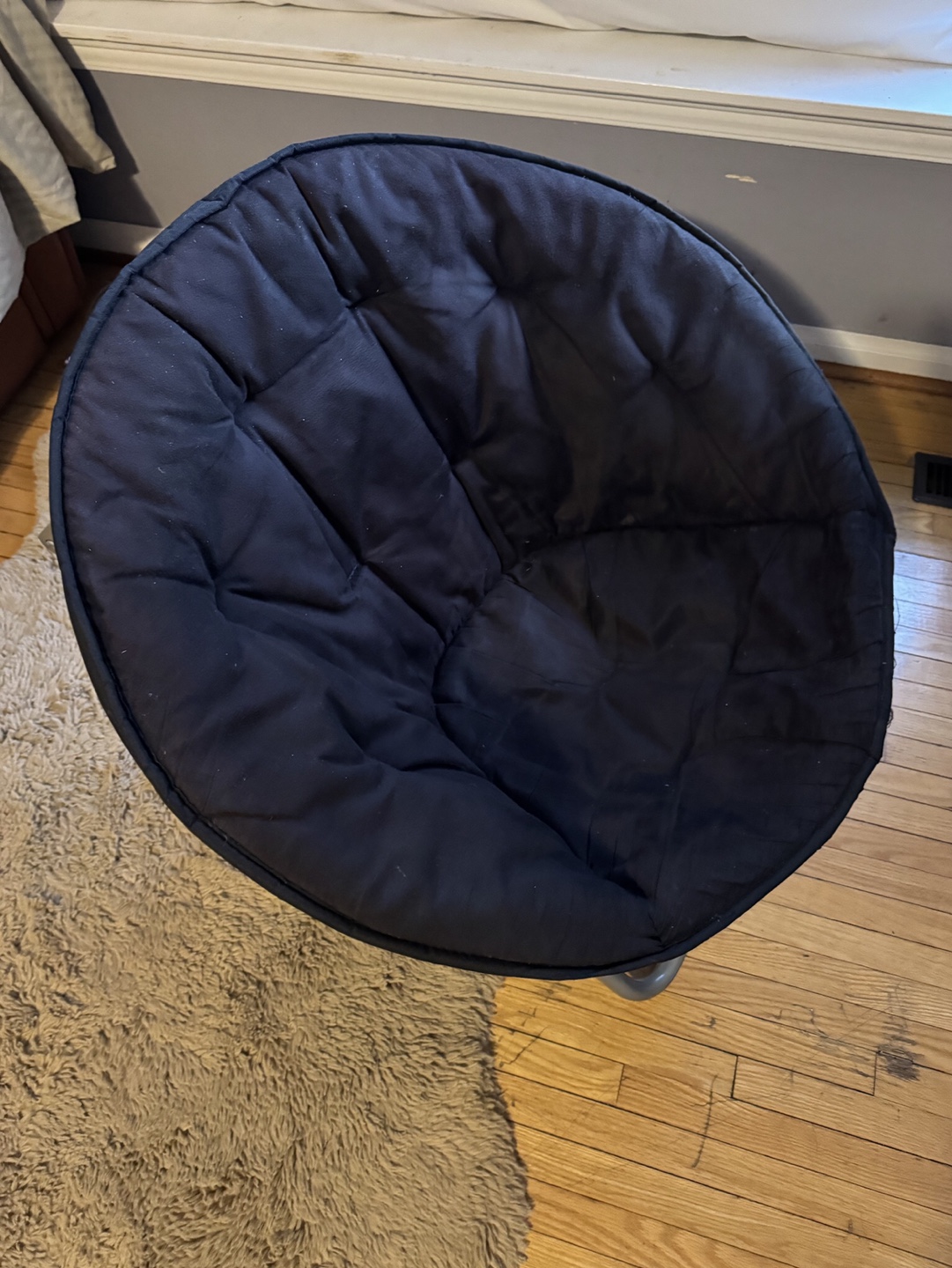 2 Black Foldable Round Chair - photo 3