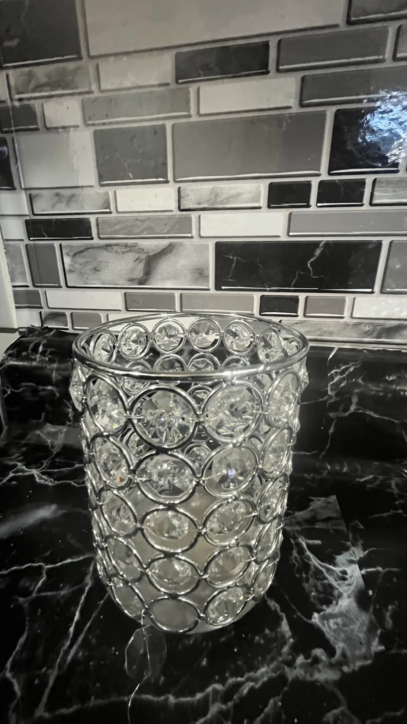 Set of 3 Crystal Beaded Candle Holders image indicator(5)