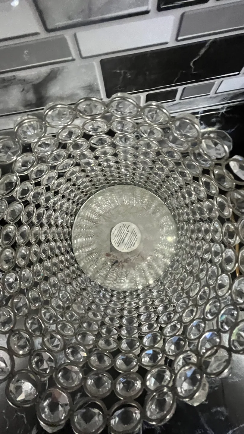 Set of 3 Crystal Beaded Candle Holders image indicator(8)