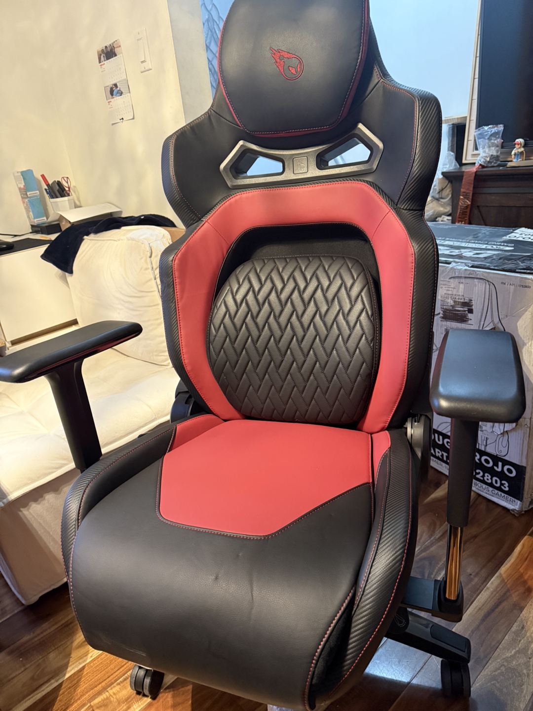 DPS Pro Bravent Elite Gaming Chair - Red & Black - photo 2