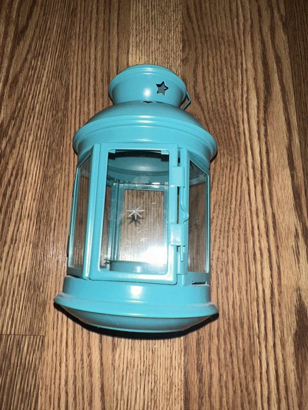 Teal IKEA Lantern