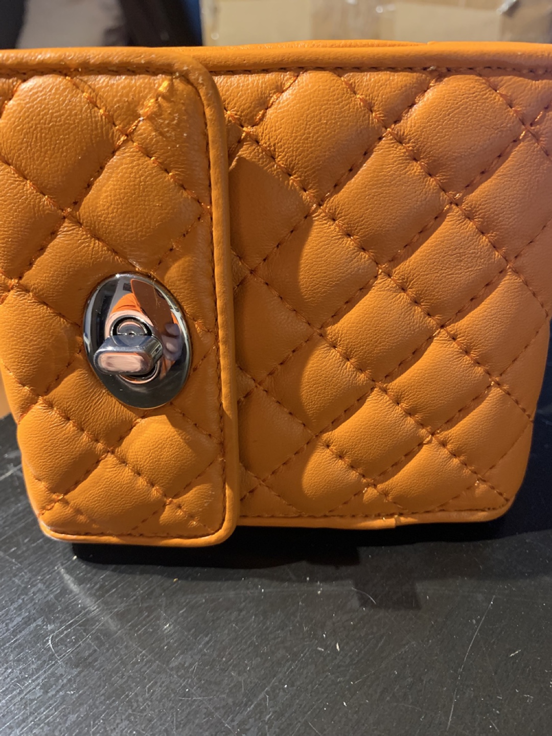 Danier Genuine Leather Quilted Wallet