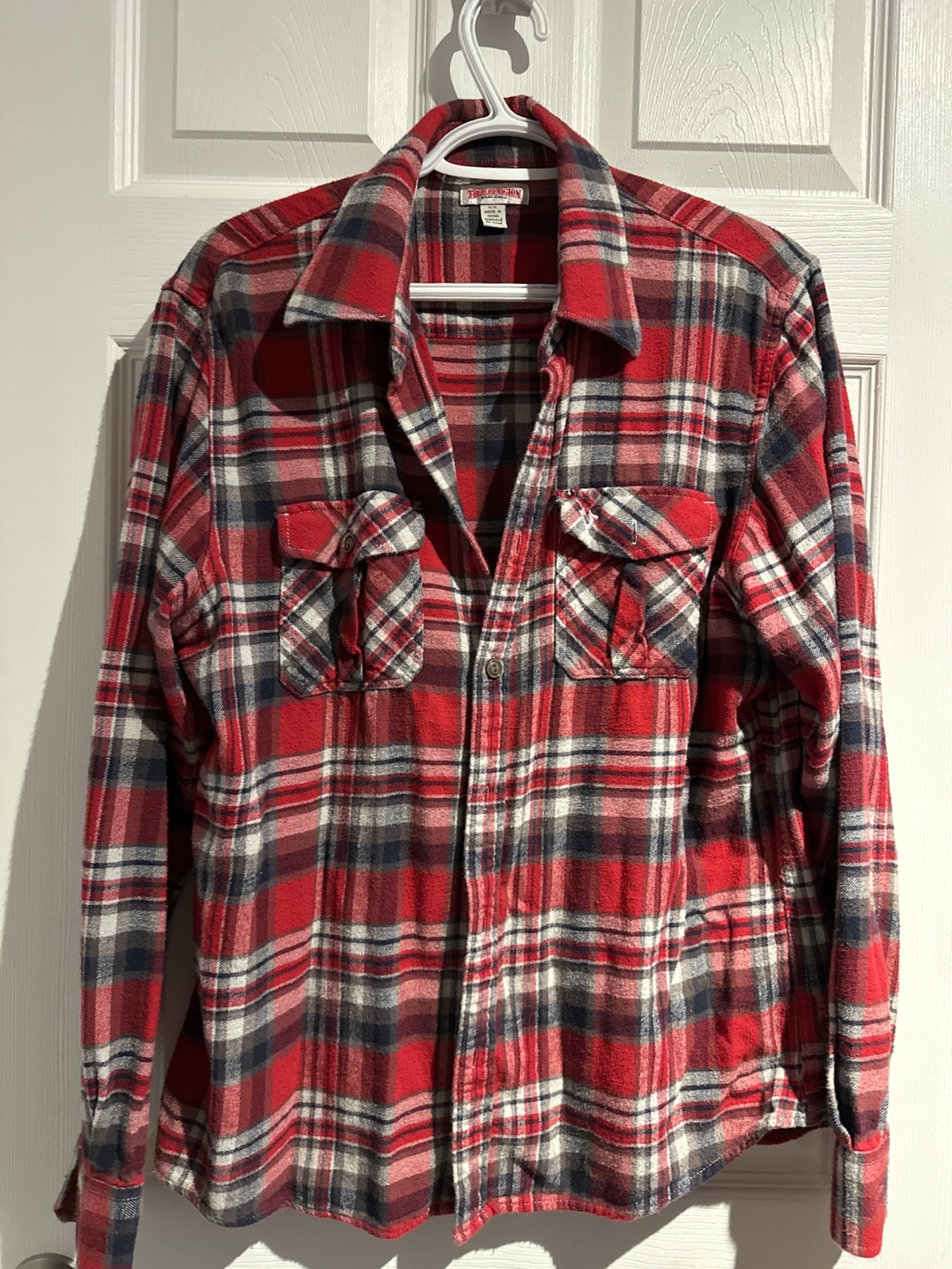 True Religion Brand Jeans Men's Flannel Shirt