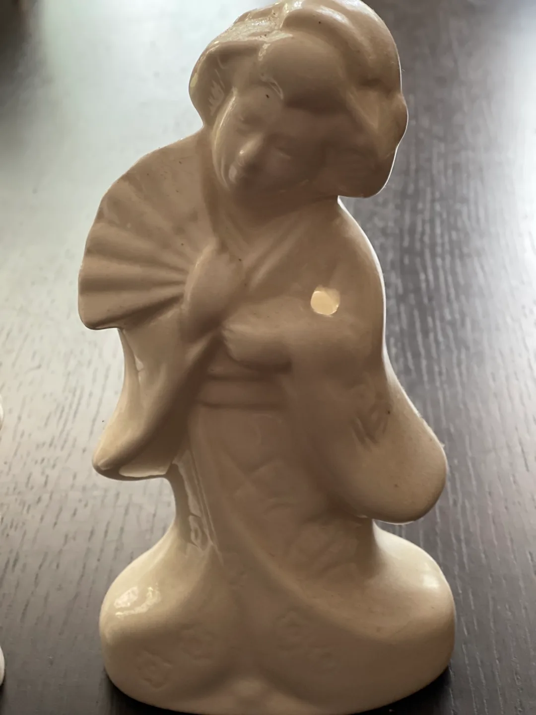 Vintage Kobe Ceramic Figurines Set of 3 image indicator(3)