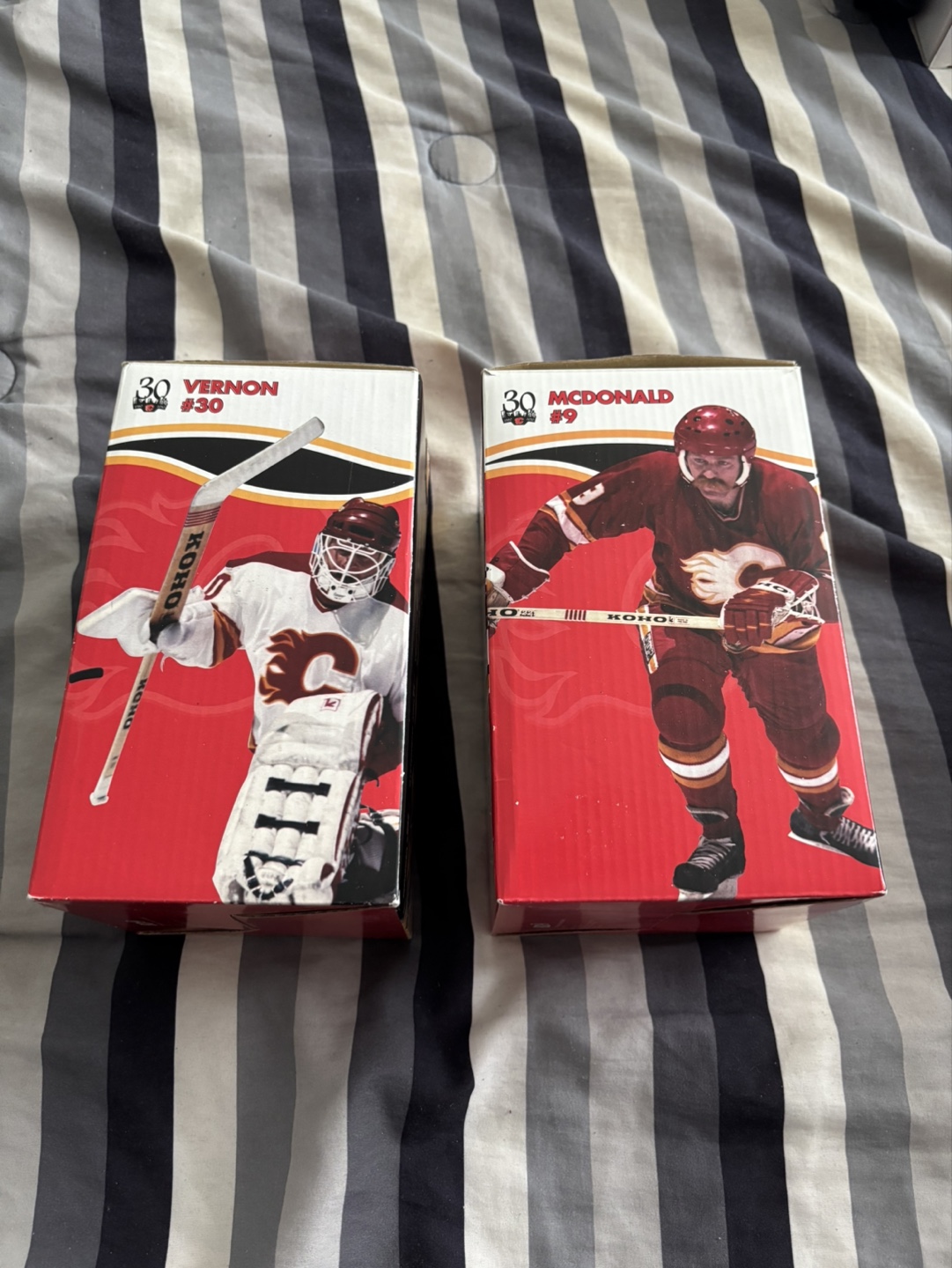 2010 Calgary Flames Bobbleheads - Mike Vernon & Lanny McDonald - photo 4
