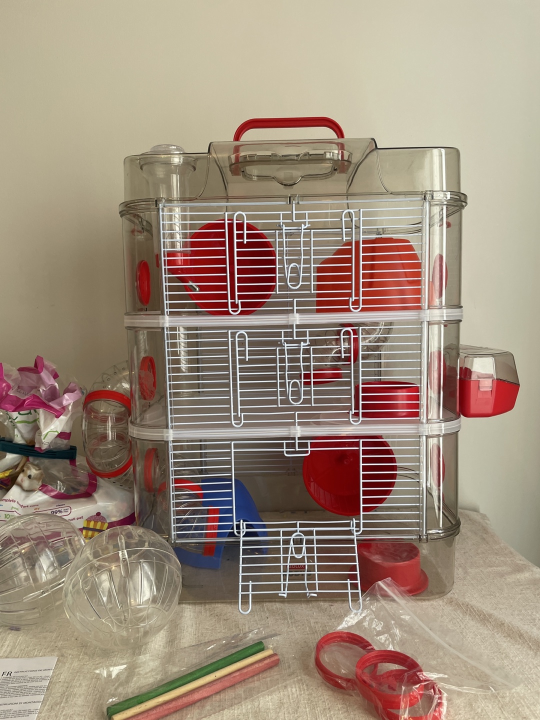 Roddy3 Trio Hamster Cage with Accessories - photo 4