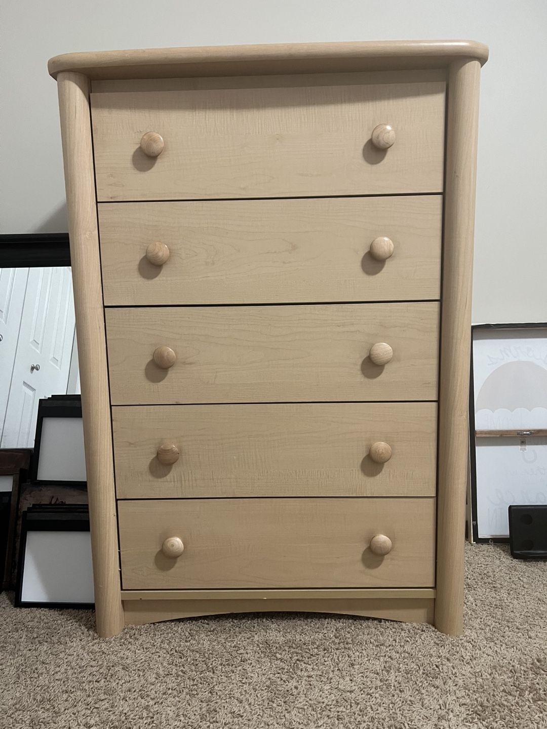 Vintage 5 Drawer Dresser