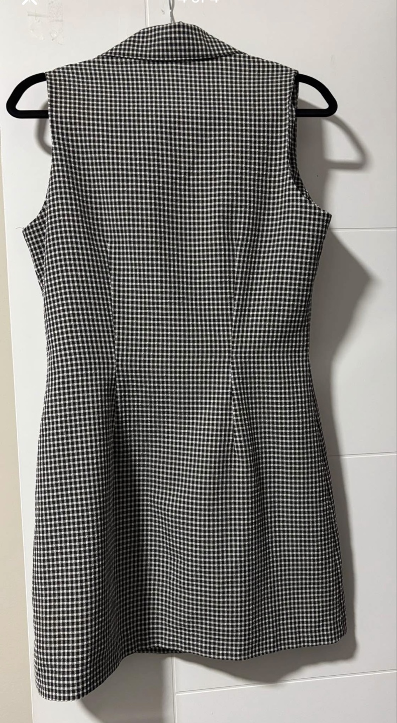 La Belle Vintage Sleeveless Gingham Dress - Medium - photo 2