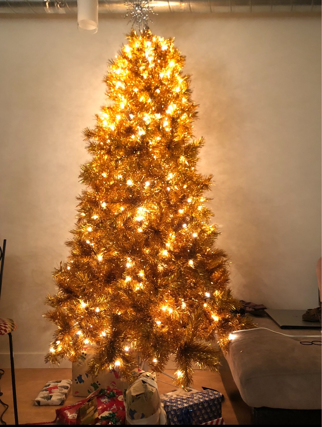 Gold Christmas Tree