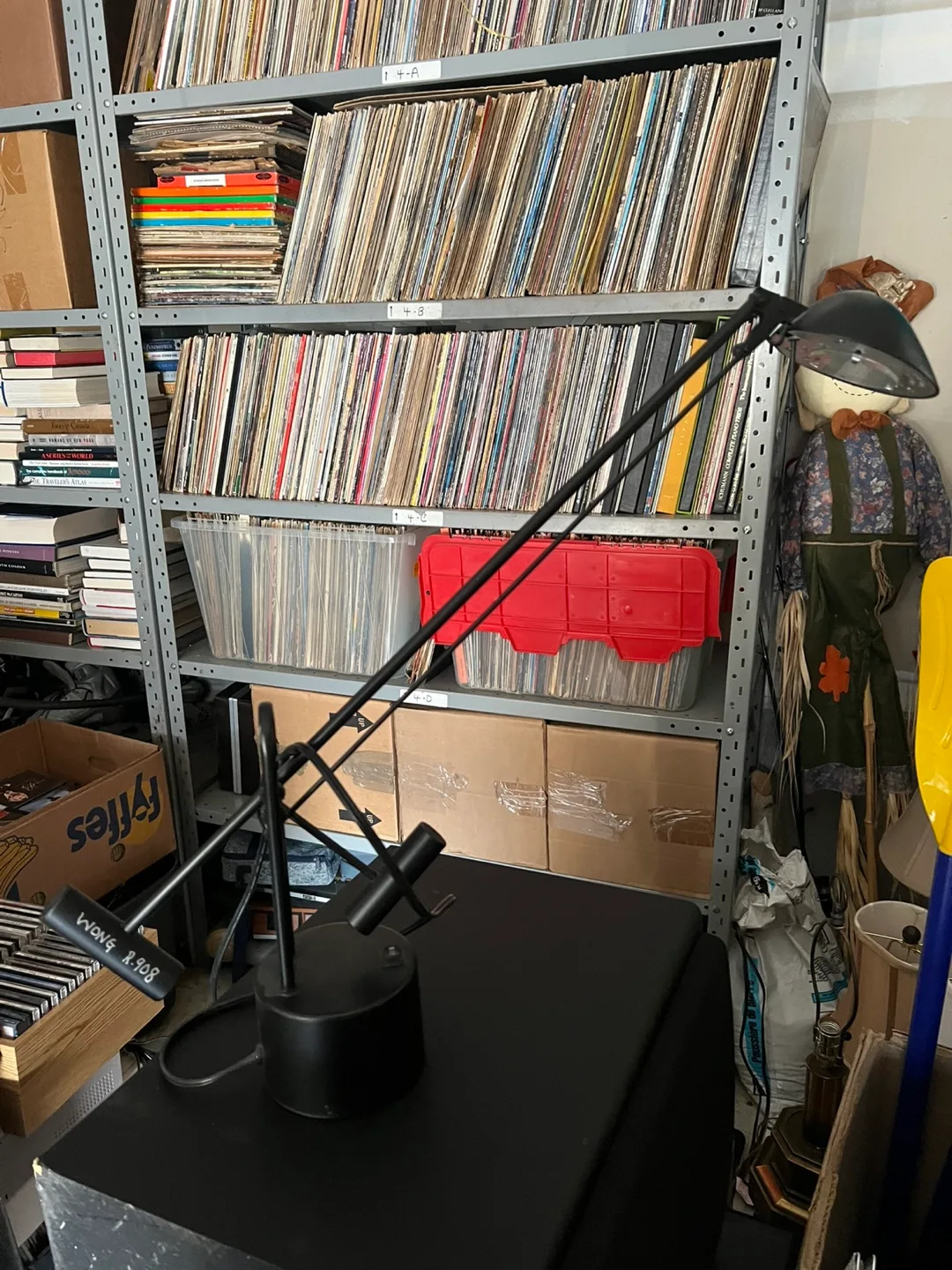 Vintage Adjustable Black Desk Lamp image indicator(5)