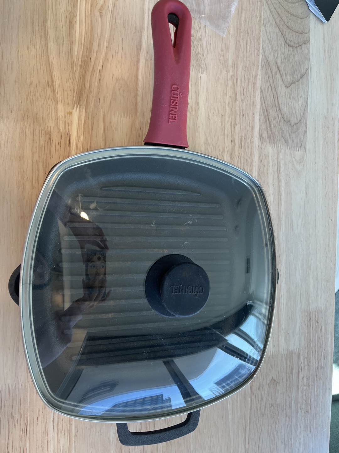 Cuisinel Cast Iron Grill Pan with Lid - photo 2