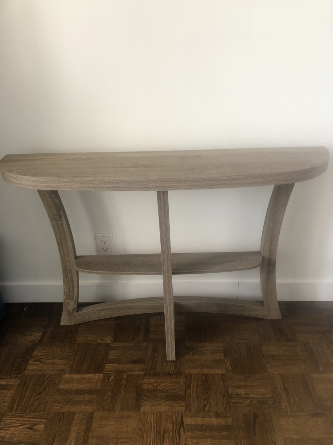 Modern Console Table with Shelf