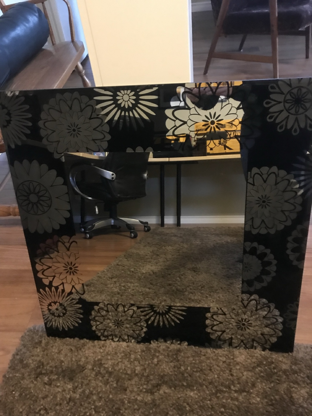 Decorative Floral Mirror - photo 2
