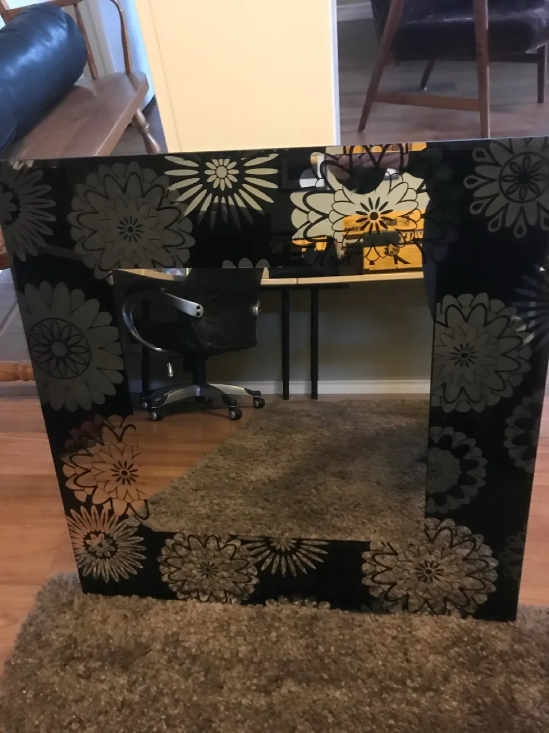 Decorative Floral Mirror image indicator(2)