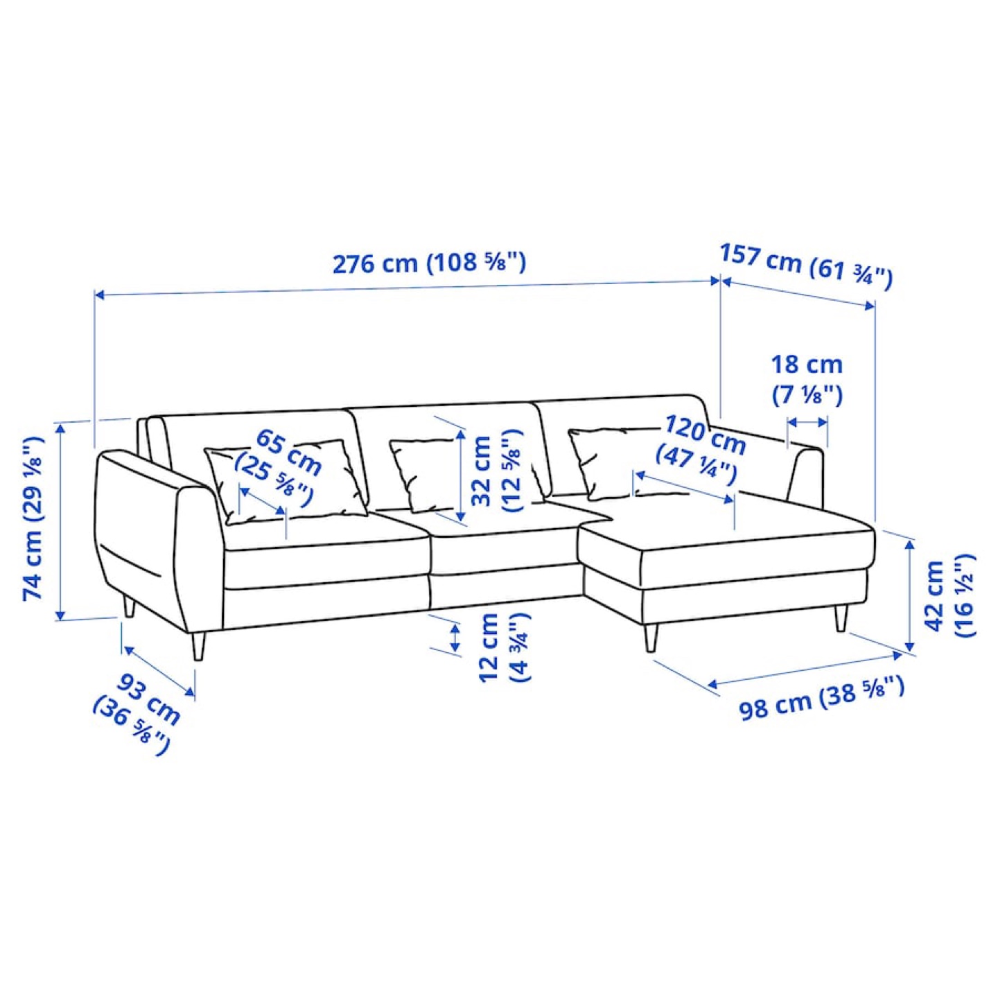 💚Sectional Sofa - Grey - photo 5